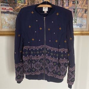 Knox Rose embroidered bomber jacket
